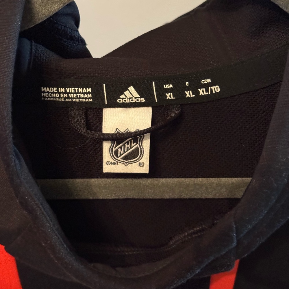 Adidas Men's Black and Orange Philadelphia Flyers Hoodie - Picture 3 of 3